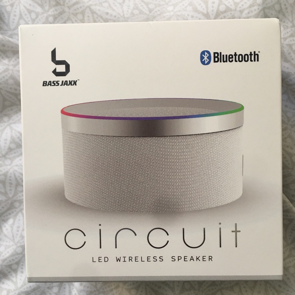 Bass Jax Circuit LED wireless speaker